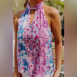 Impressions floral shift tank
